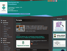 Tablet Screenshot of castelldans.cat